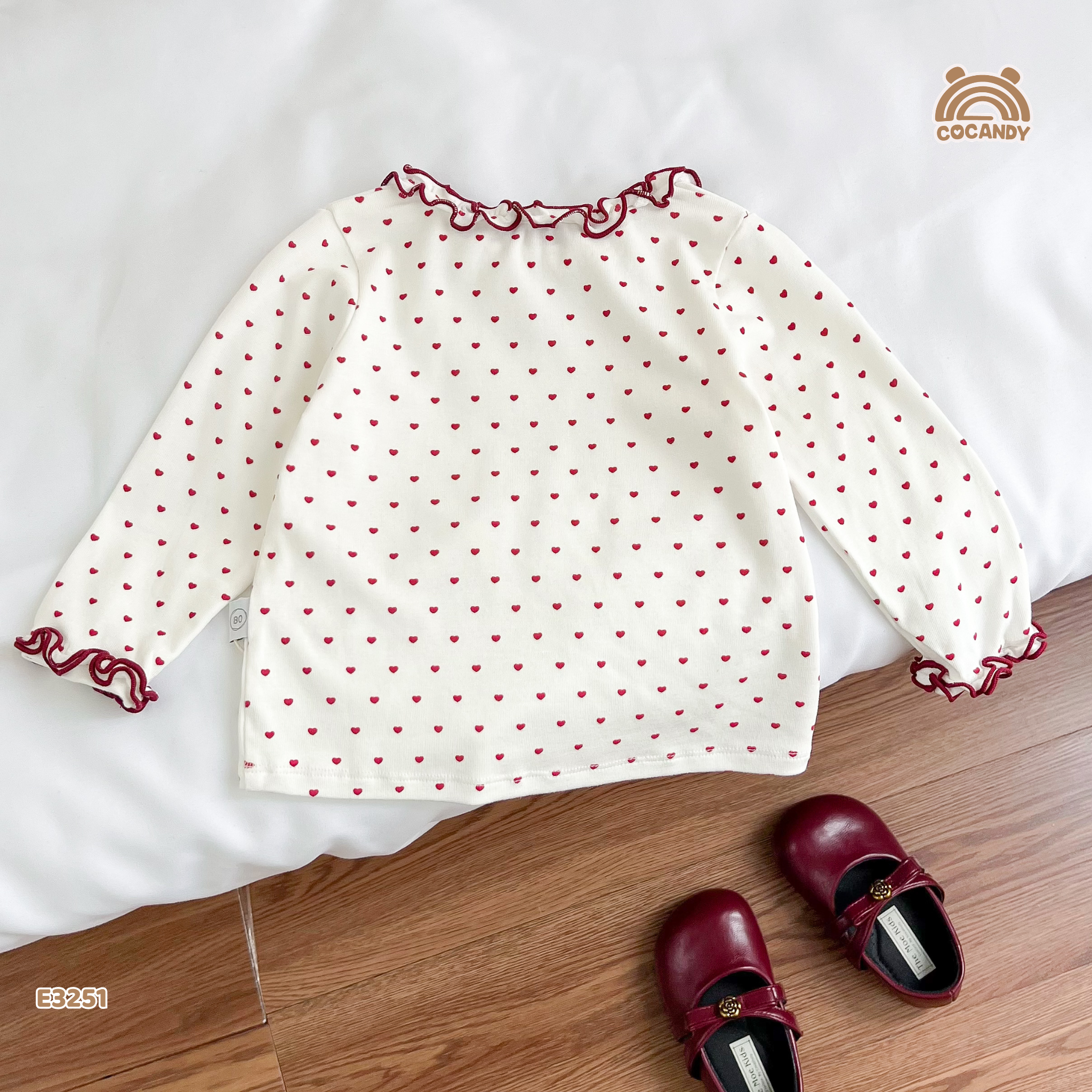 Áo dài giữ nhiệt TRẮNG họa tiết tim đỏ_thumbnail_6