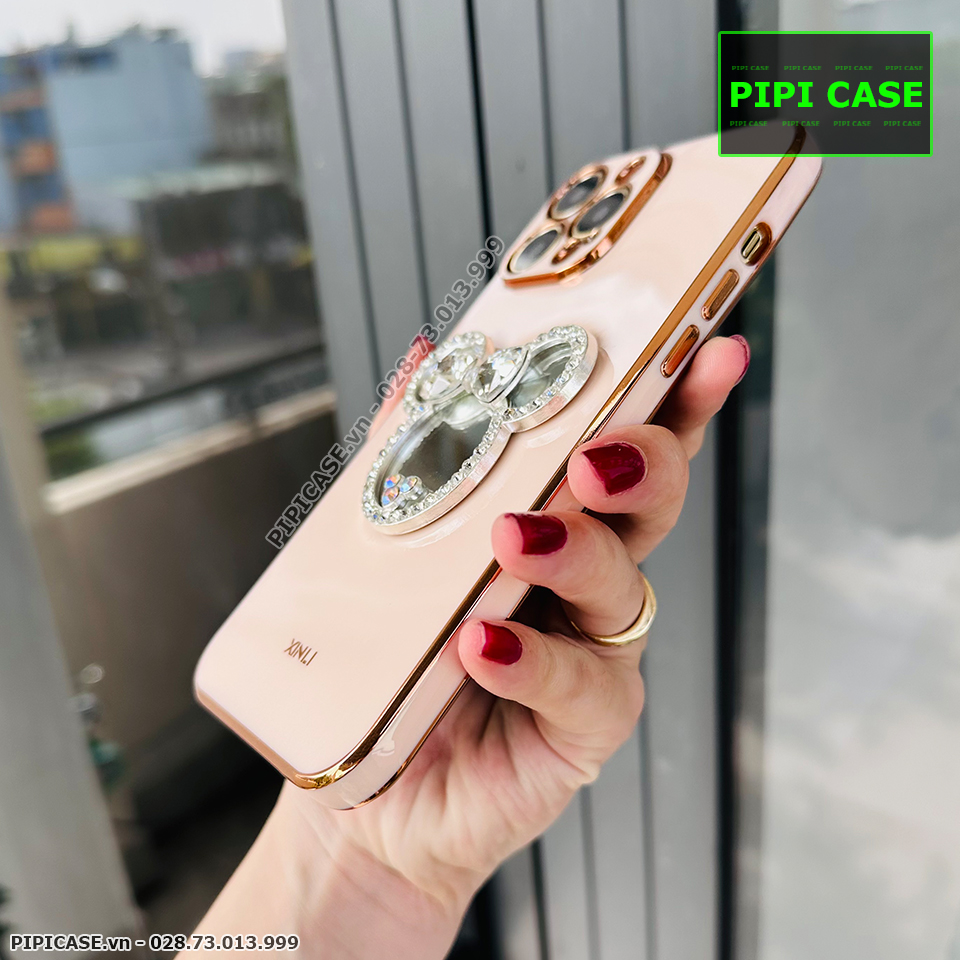 Ốp Lưng iPhone 13 Pro Max - Mic Gương - Vàng_thumbnail_5
