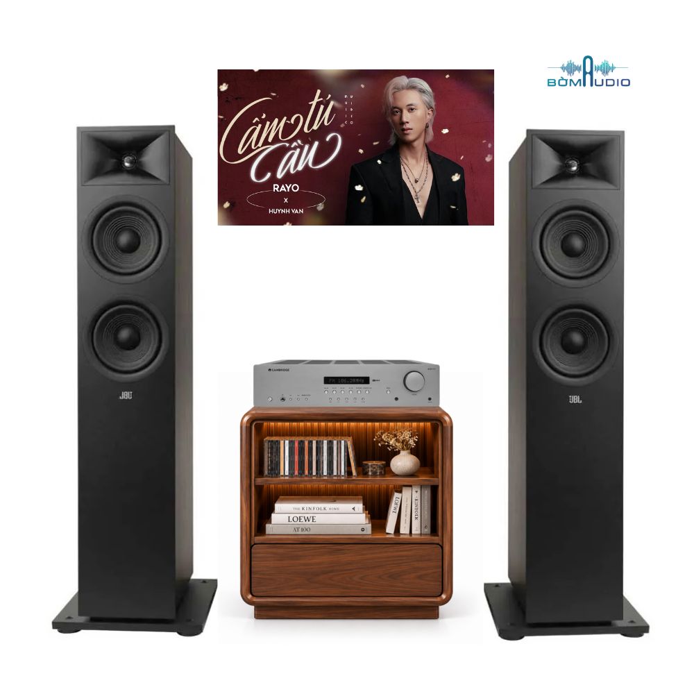 Combo Amply CAMBRIDGE AUDIO AXR100 + Loa Cột JBL STAGE 260F - CAJ2_thumbnail_1