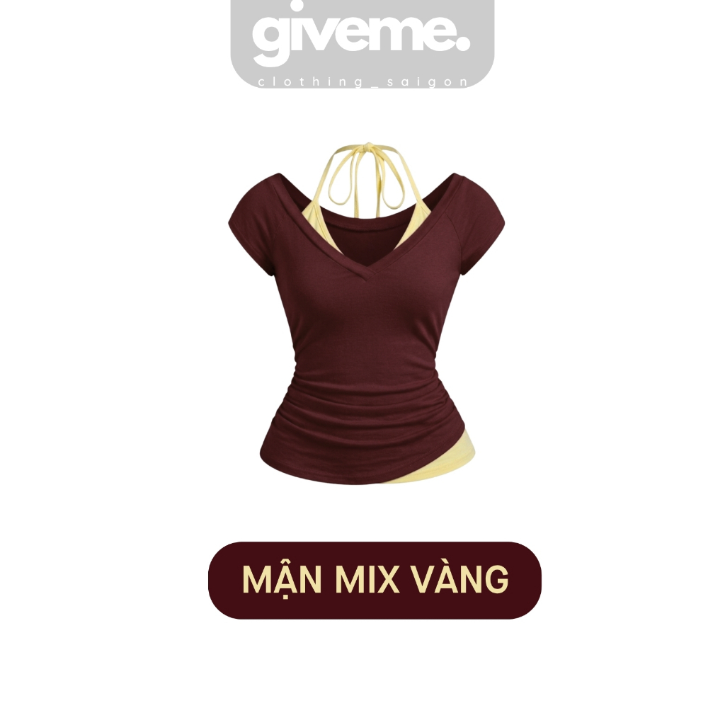 Áo thun cổ tim phối yếm - CTY001_thumbnail_2