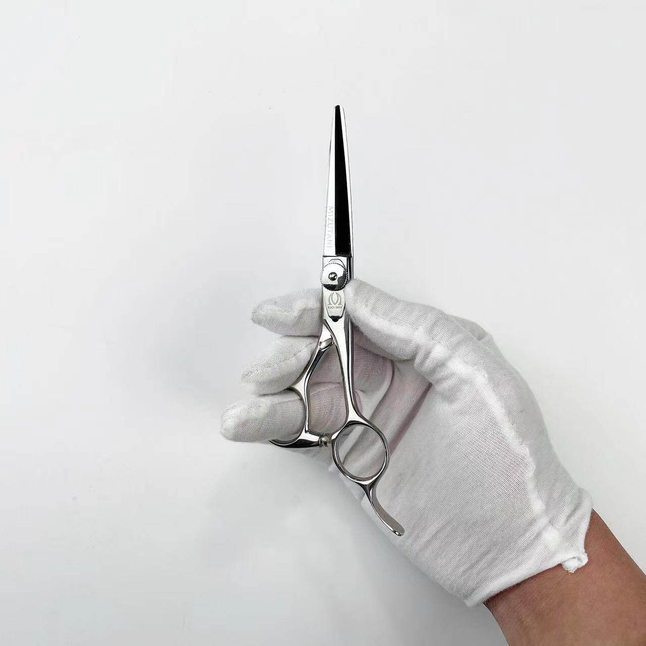 Kéo cắt & tỉa tóc Mizutani – D-series / Yugagi / Damascus (Hàng order)_thumbnail_3