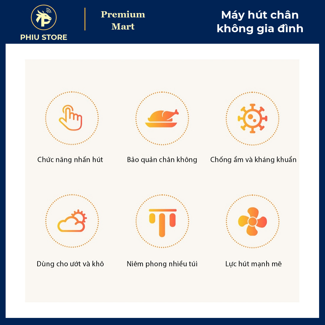 Máy Hút Chân Không Gia Đình Hút Khô Và Ướt, Hàn Miệng Túi Rộng 30 Cm - Bảo Quản Thực Phẩm - PHIU STORE_thumbnail_2