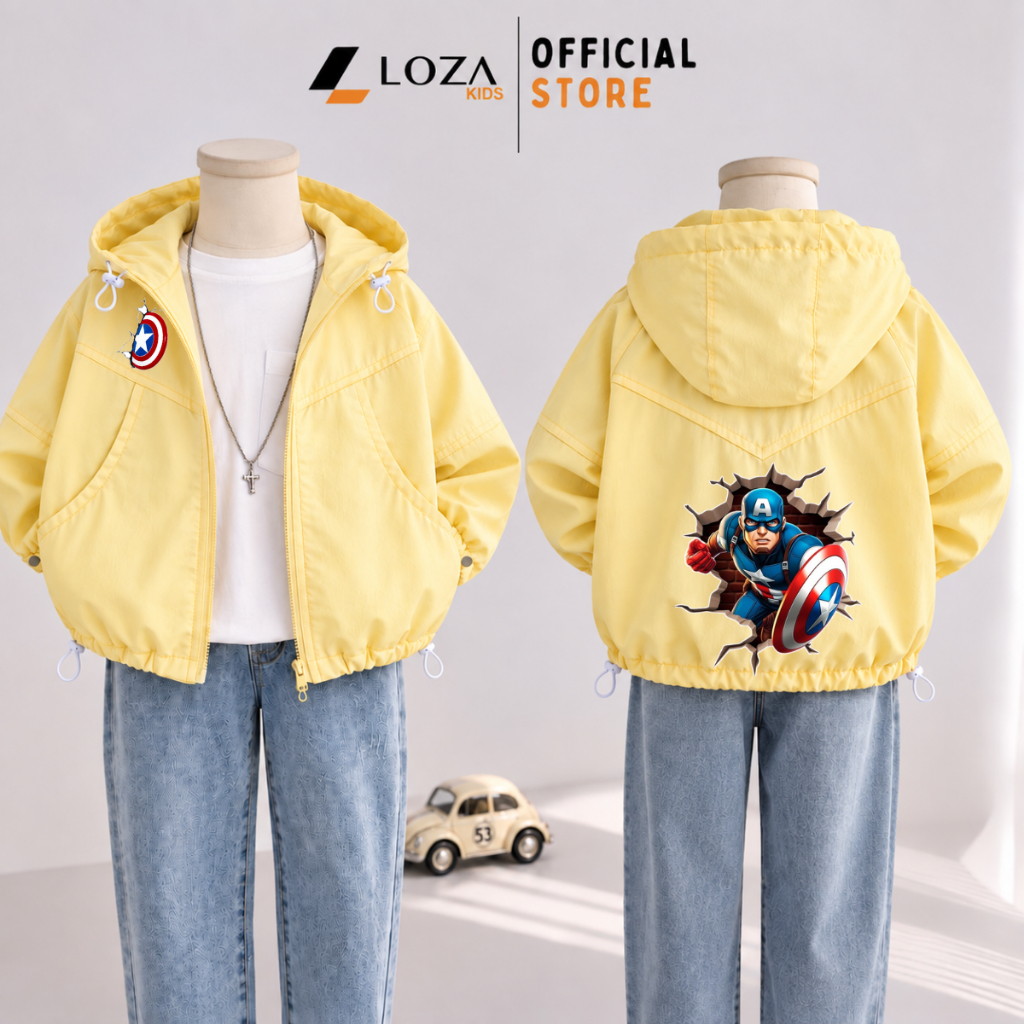 Áo gió bé trai hình Marvel, Spiderman- Loza Kids TA45-J001_thumbnail_2