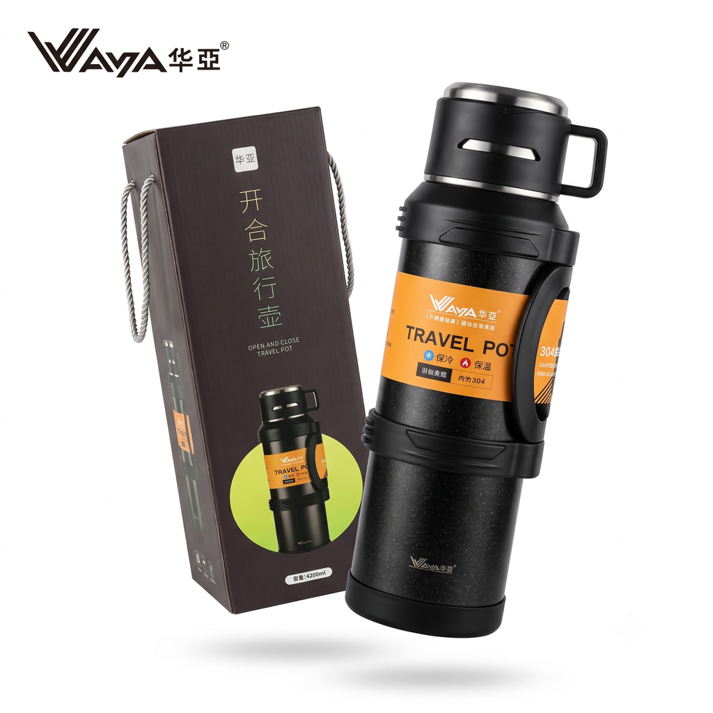 Phích Nước Giữ Nhiệt Du Lịch WAYA 4200ml (4.2L) – Giữ Nhiệt 48H_thumbnail_1