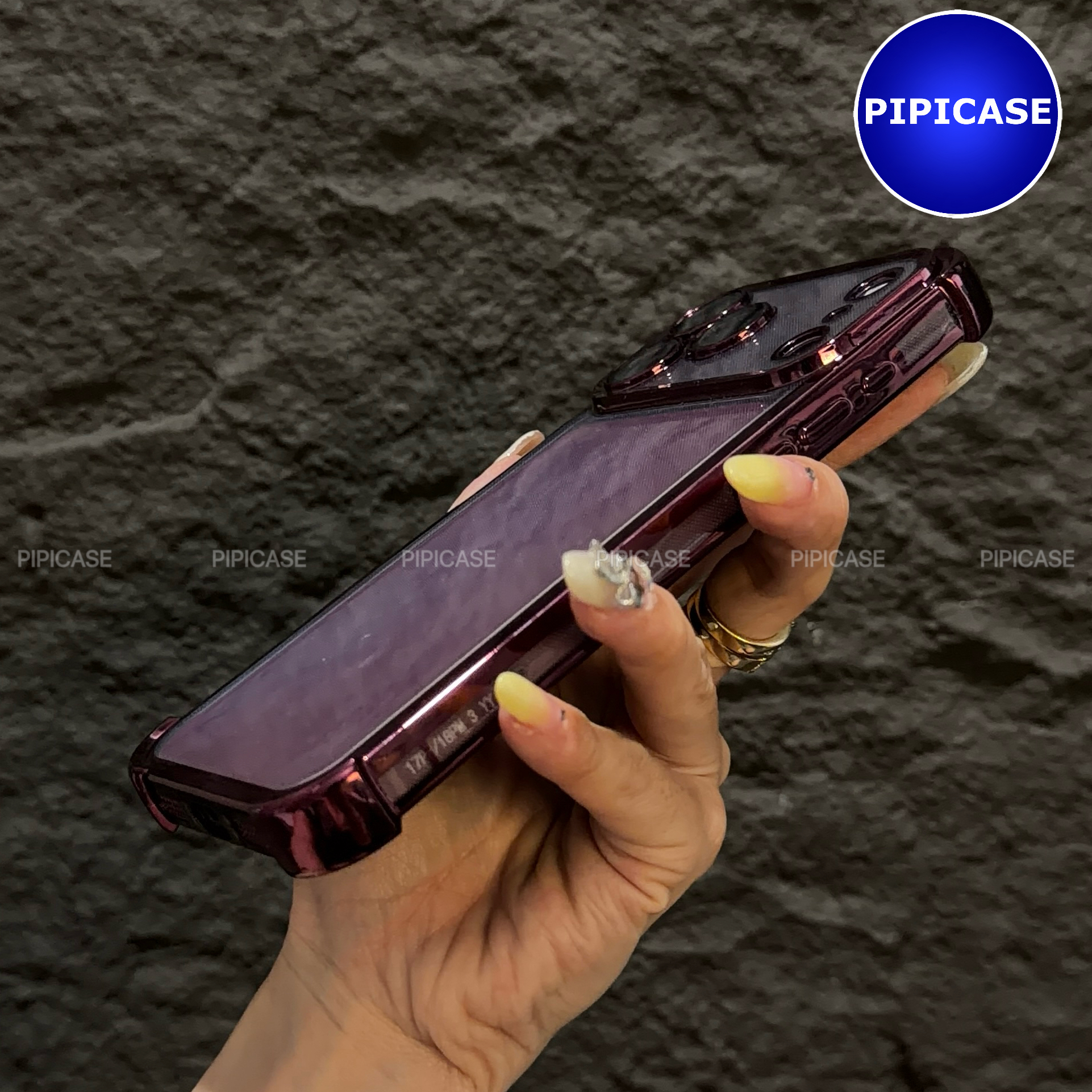Ốp Lưng iPhone 18 Pro Max - Gu - Đỏ Burgundy_thumbnail_12