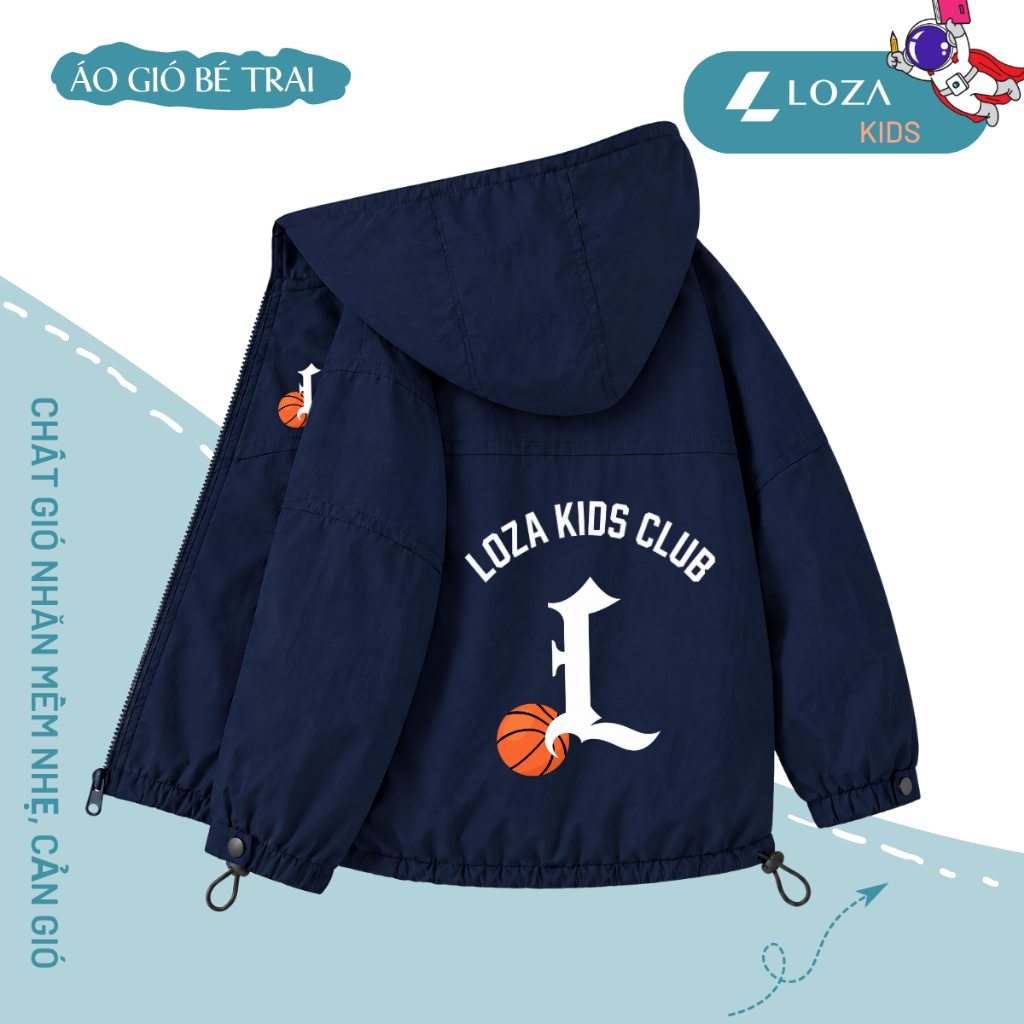Áo gió cho bé trai in nhiều hình đáng yêu - Loza Kids  mã AJ003_thumbnail_1