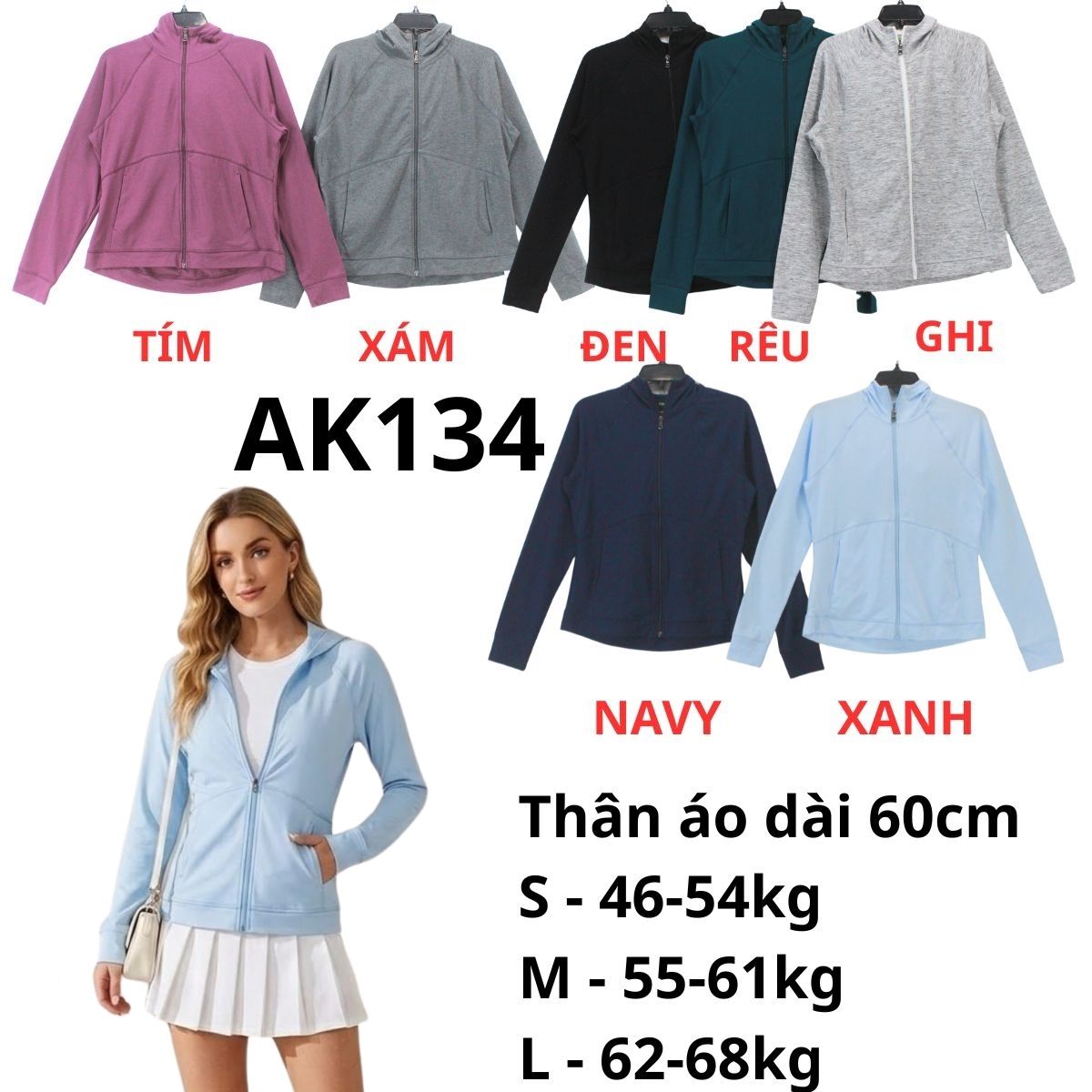 AK134 - Áo khoác nữ
