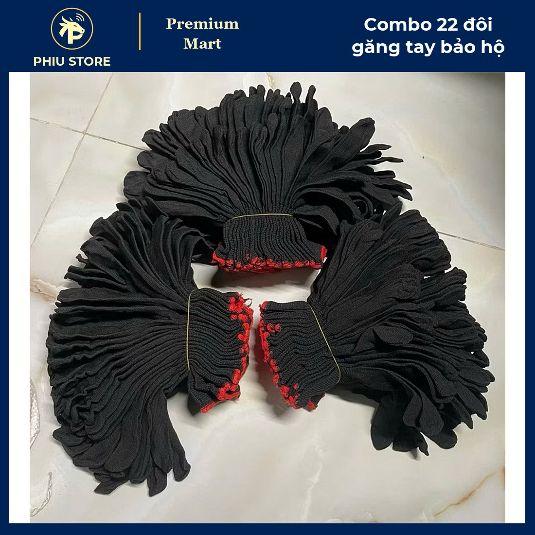 Combo 22 Đôi Găng Tay Bảo Hộ Làm Vườn, Xây Dựng - 12 Đôi Vải Thun Co Giãn + 10 Đôi Len Muối Tiêu - PHIU STORE_thumbnail_8