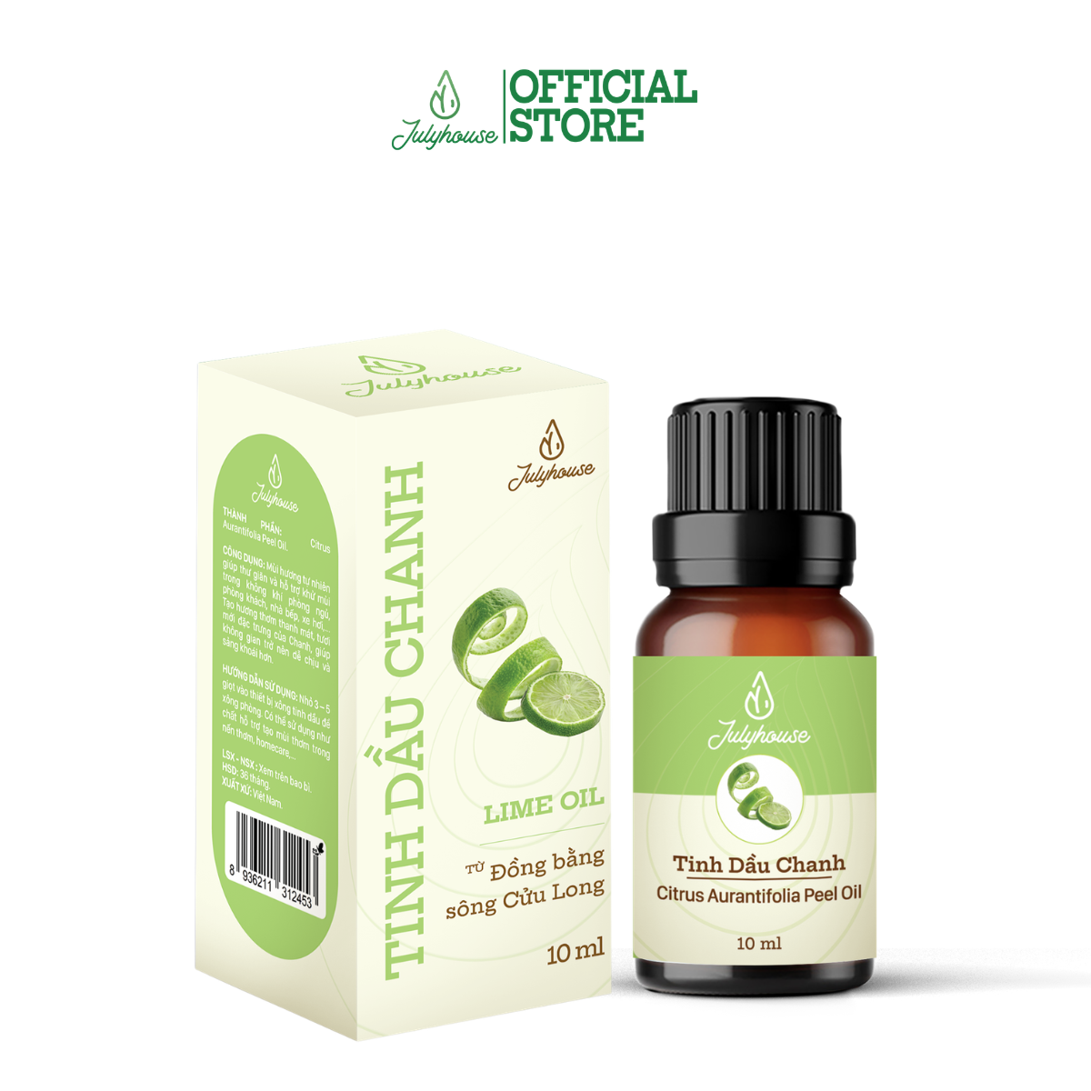Tinh dầu Chanh Đồng bằng Sông Cửu Long 10ml
