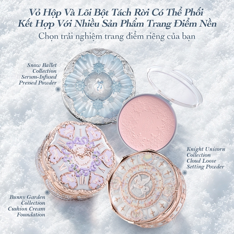 [FLOWER KNOWS] Phấn phủ nén Flower Knows Snow Ballet_thumbnail_4