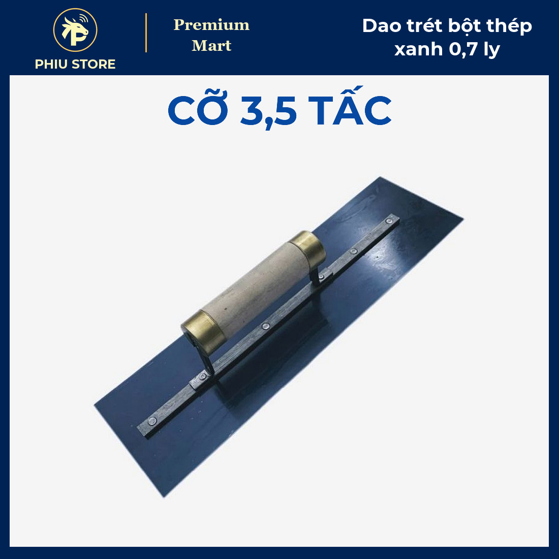 Dao Trét Bột Thép Xanh 0,7 ly Có Cán Gỗ 3 Tấc, 3,5 Tấc, 4 Tấc - Bàn Bả, Bàn Trét - PHIU STORE_thumbnail_5