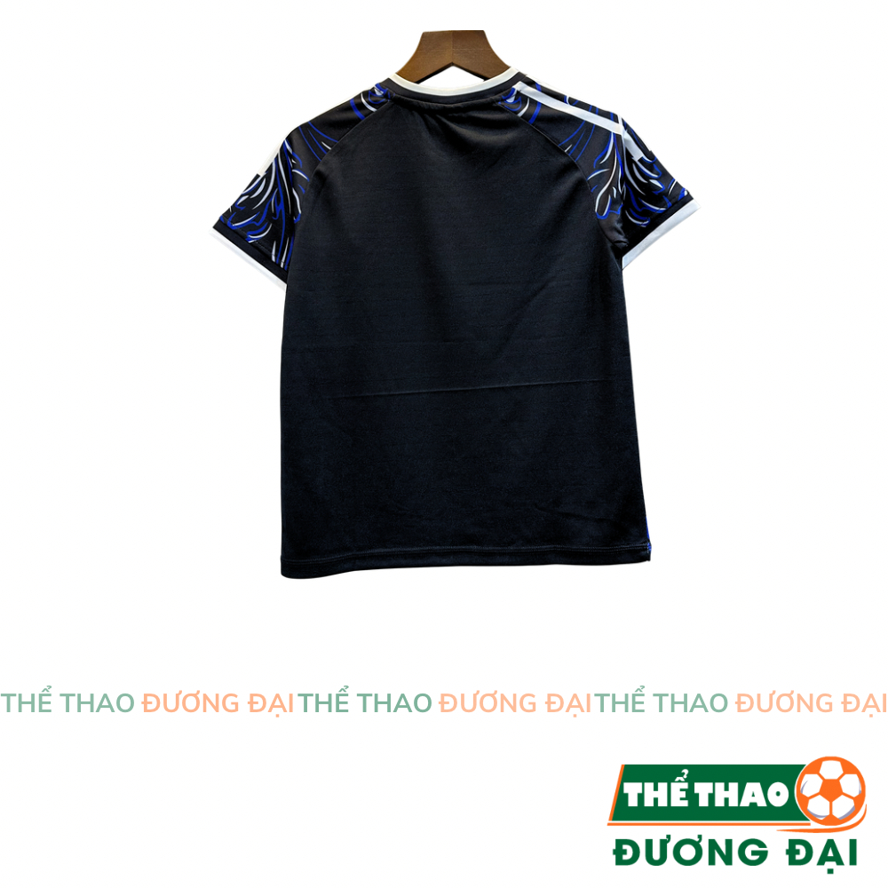 Quần Áo Bóng Đá Trẻ Em ĐT Argentina Đen WC26 Thun Mè Thoáng Khí Thể Thao Đương Đại_thumbnail_1