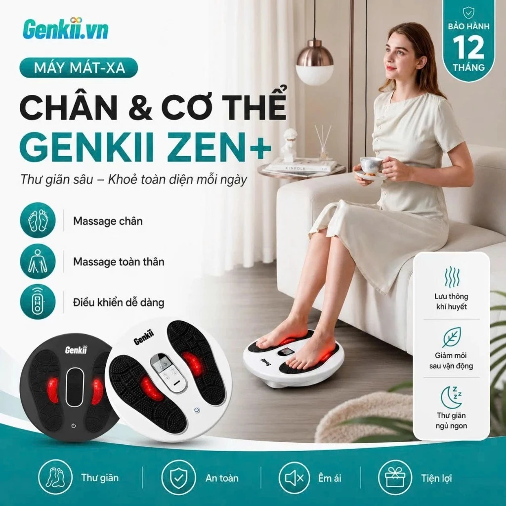 Máy mát-xa chân và cơ thể - Genkii ZEN+_thumbnail_1