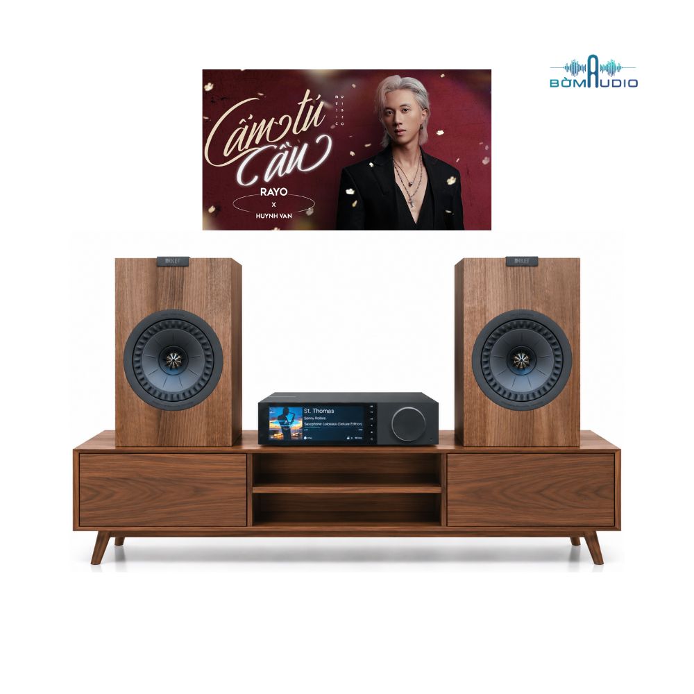 Combo Aamply CAMBRIDGE AUDIO EVO 75 + Loa Bookshelf KEF Q3 META - CAK3