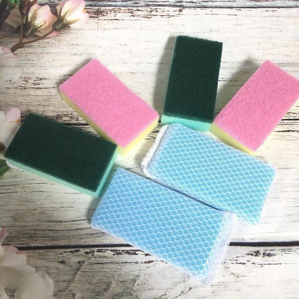 SET 6 MIẾNG MÚT RỬA BÁT NHẬT