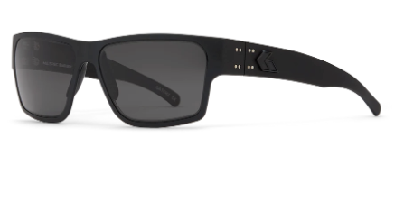 Gatorz (MILSPEC) Delta - Black w/ Black Logo, Smoke w/ Anti-Fog (GZ-04-002)