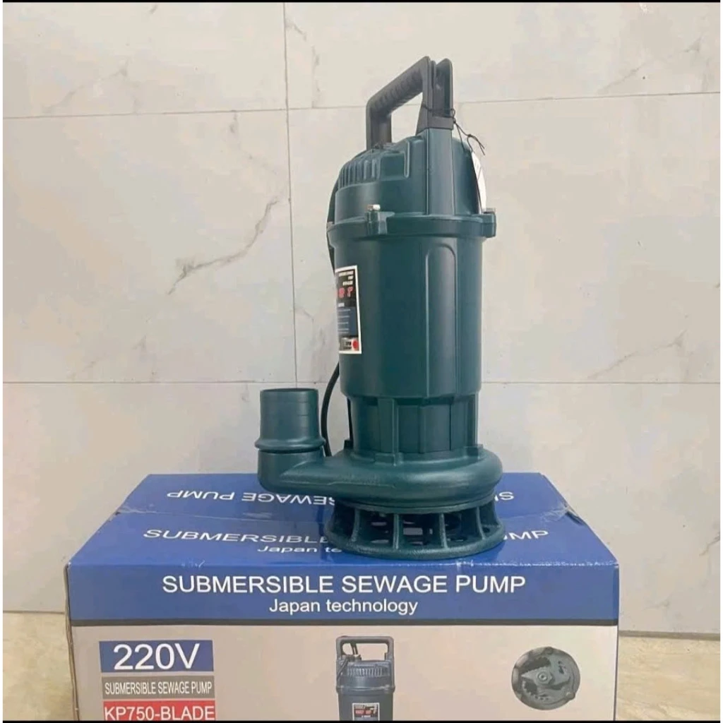 Máy Bơm Chìm Có Dao Cắt Rác KUSHIMA KPC750 750W – Bơm Tõm Nước Thải Công Suất Cao_thumbnail_5