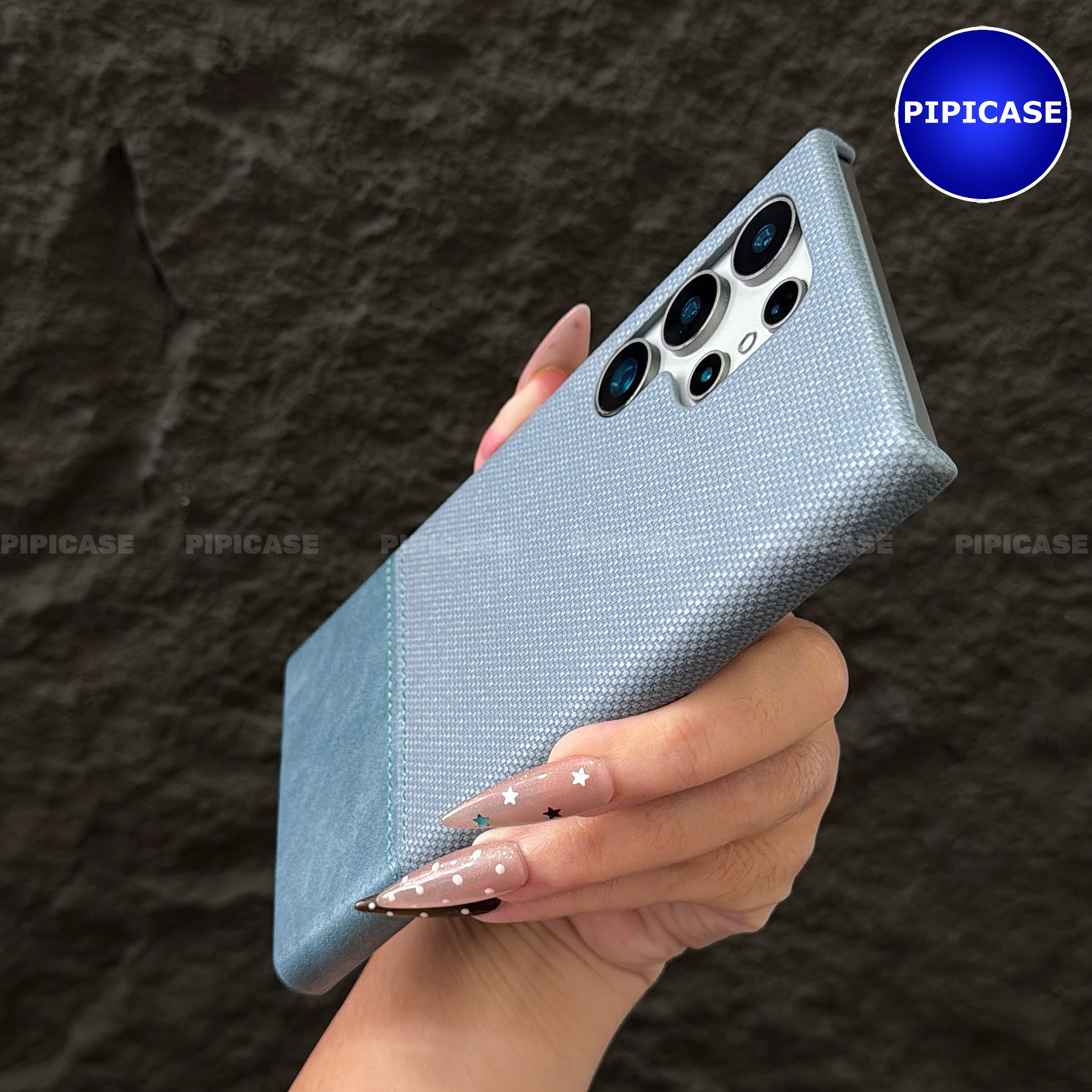 Ốp Lưng Samsung S24 Ultra 5G - Lechi - Xanh Nhạt_thumbnail_3