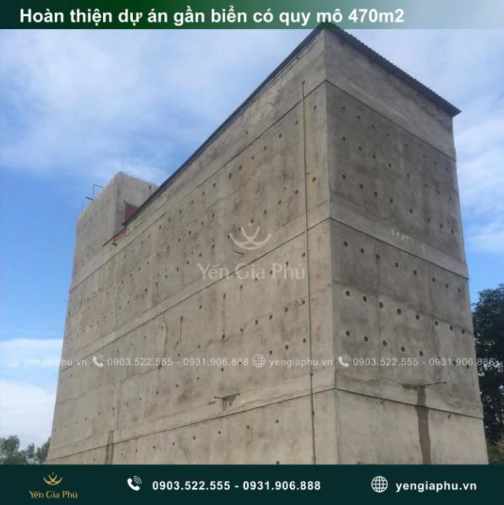 Nhà yến gần biển lớn nhất huyện Mộ Đức, Quảng Ngãi: hơn 6kg tổ yến chất lượng