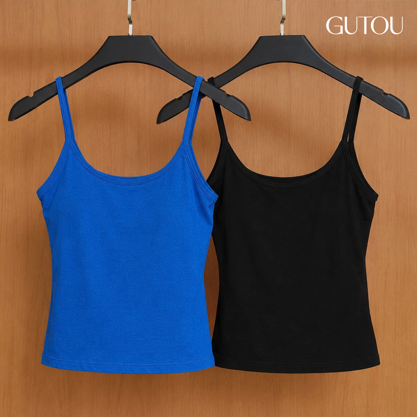 [ GUTOU ] Áo Hai Dây Ôm Body Lưng Dây Đan Chéo Crossback Top_thumbnail_4