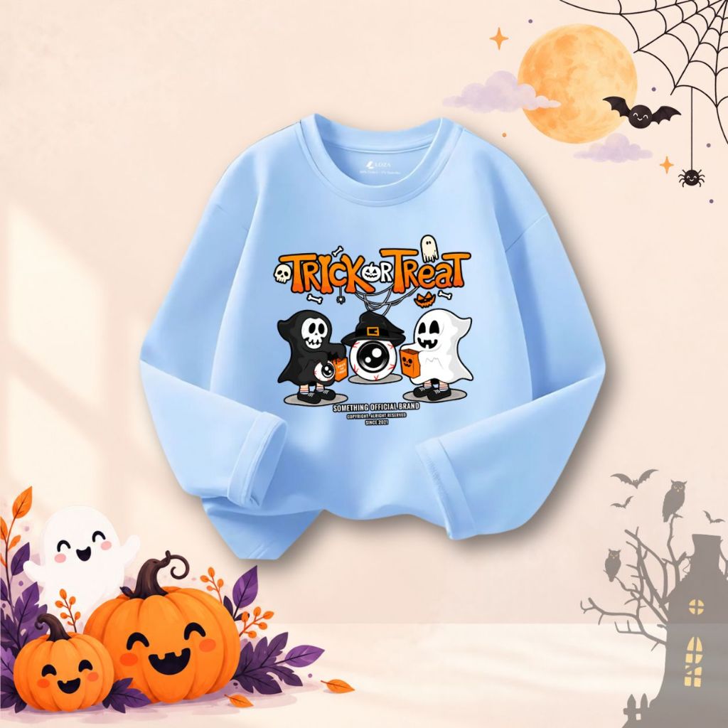 Áo thun dài tay bé trai nhiều hình in Halloween - Loza Kids KT018_thumbnail_8