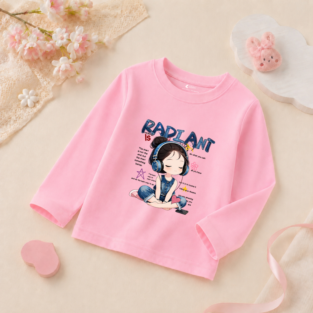 Áo thun dài tay bé gái nhiều hình in cô gái dễ thương - Loza Kids  KT015_thumbnail_10
