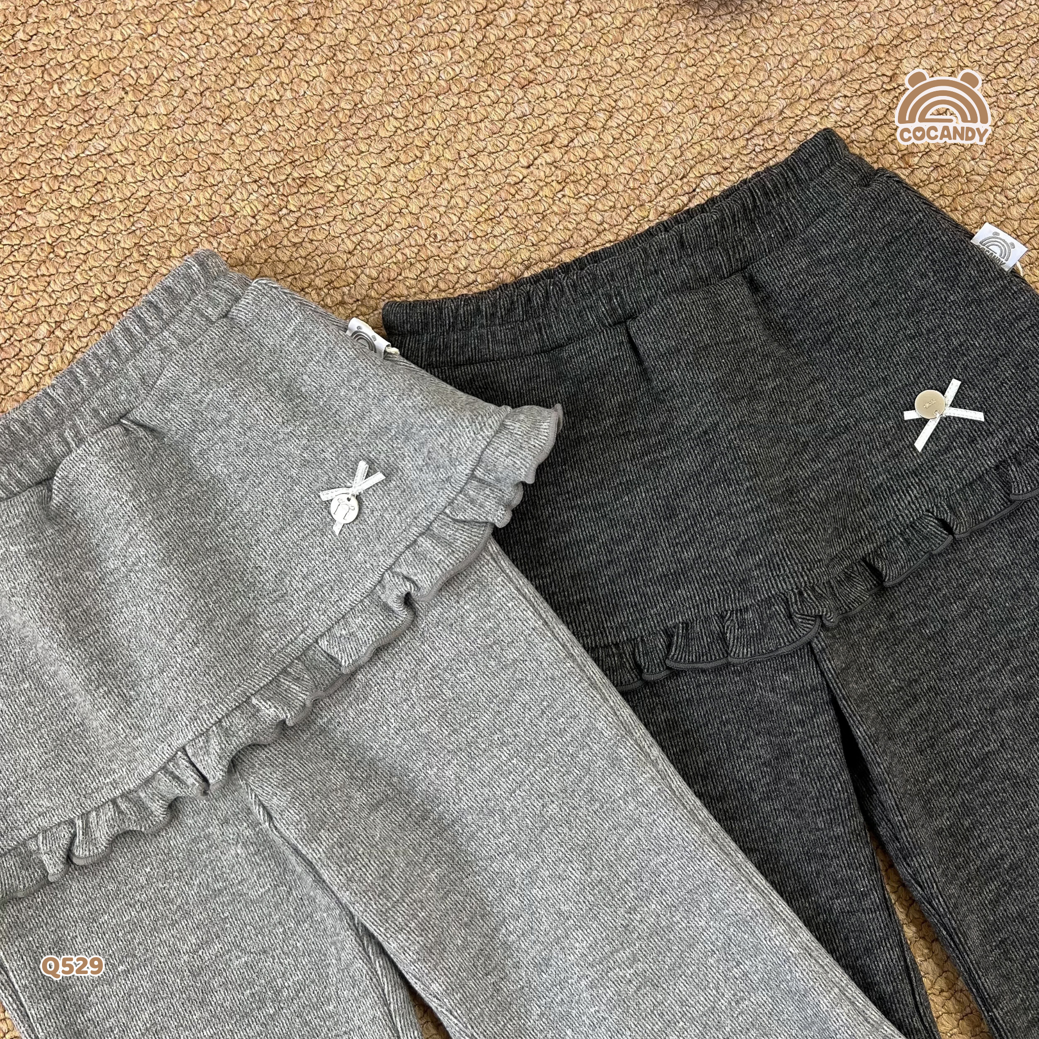Quần dài legging TÀN ĐẬM ống loe phối váy_thumbnail_4