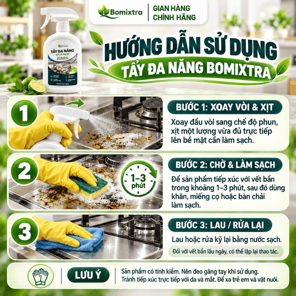 Xịt Tẩy Đa Năng Bomixtra 500ml – Đánh Bay Dầu Mỡ, Cháy Khét_thumbnail_1