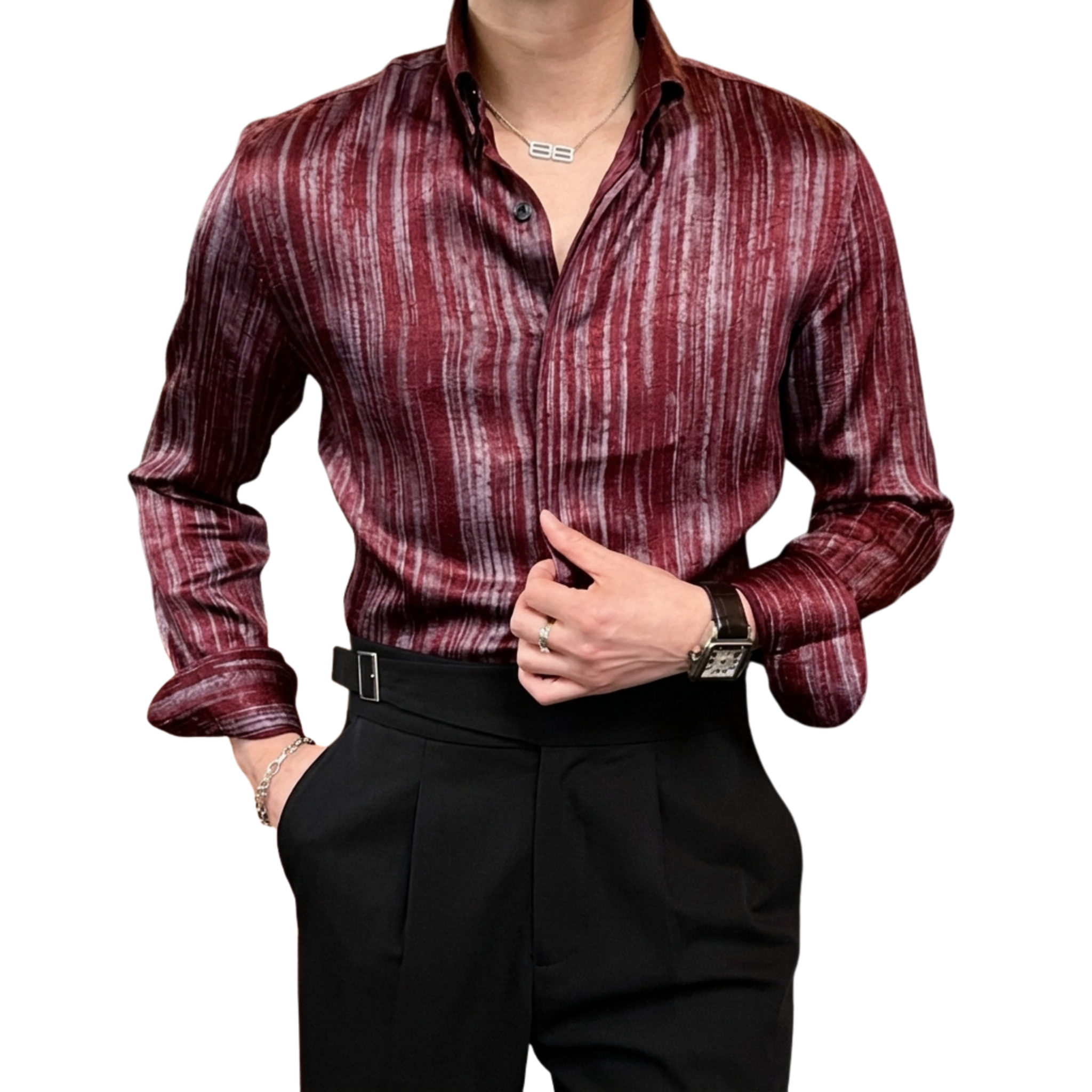 Sơ Mi Rigato Silk