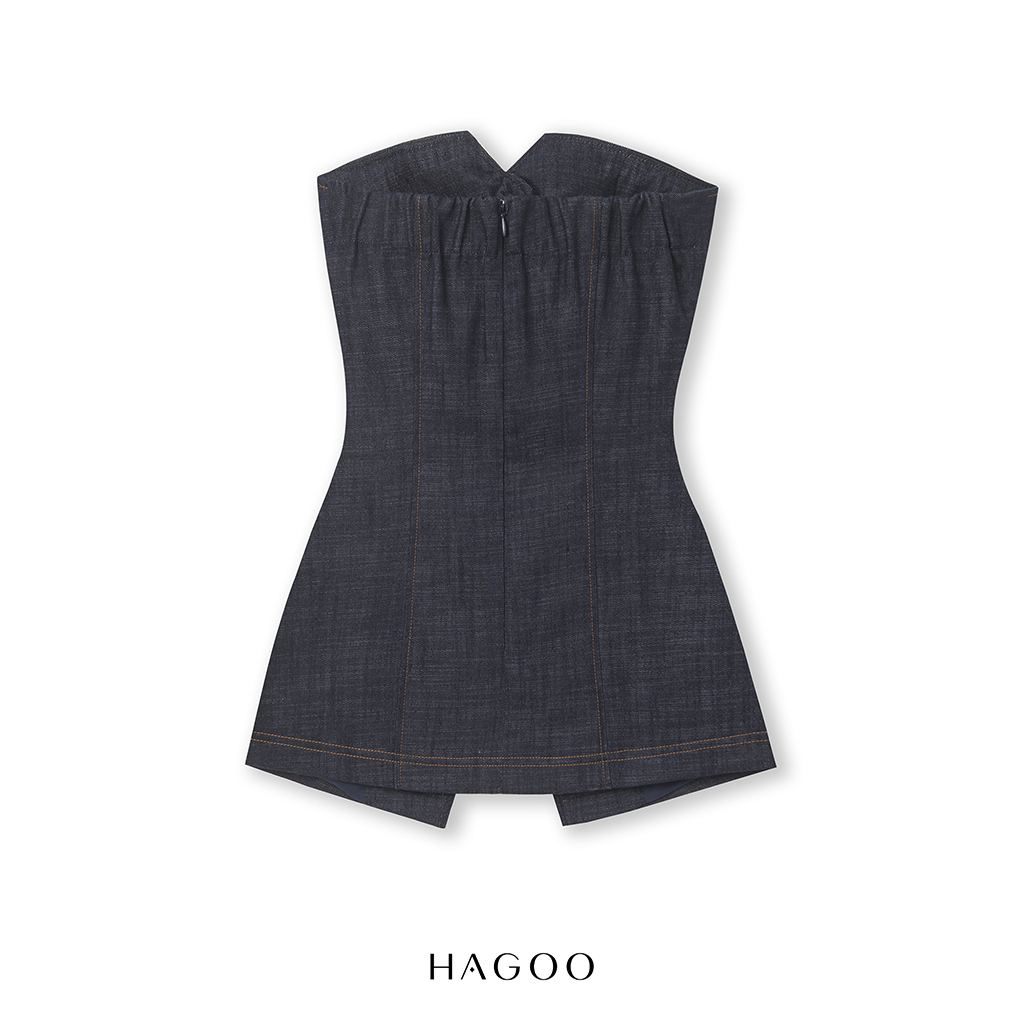 Áo cúp ngực V Denim HAGOO_thumbnail_6