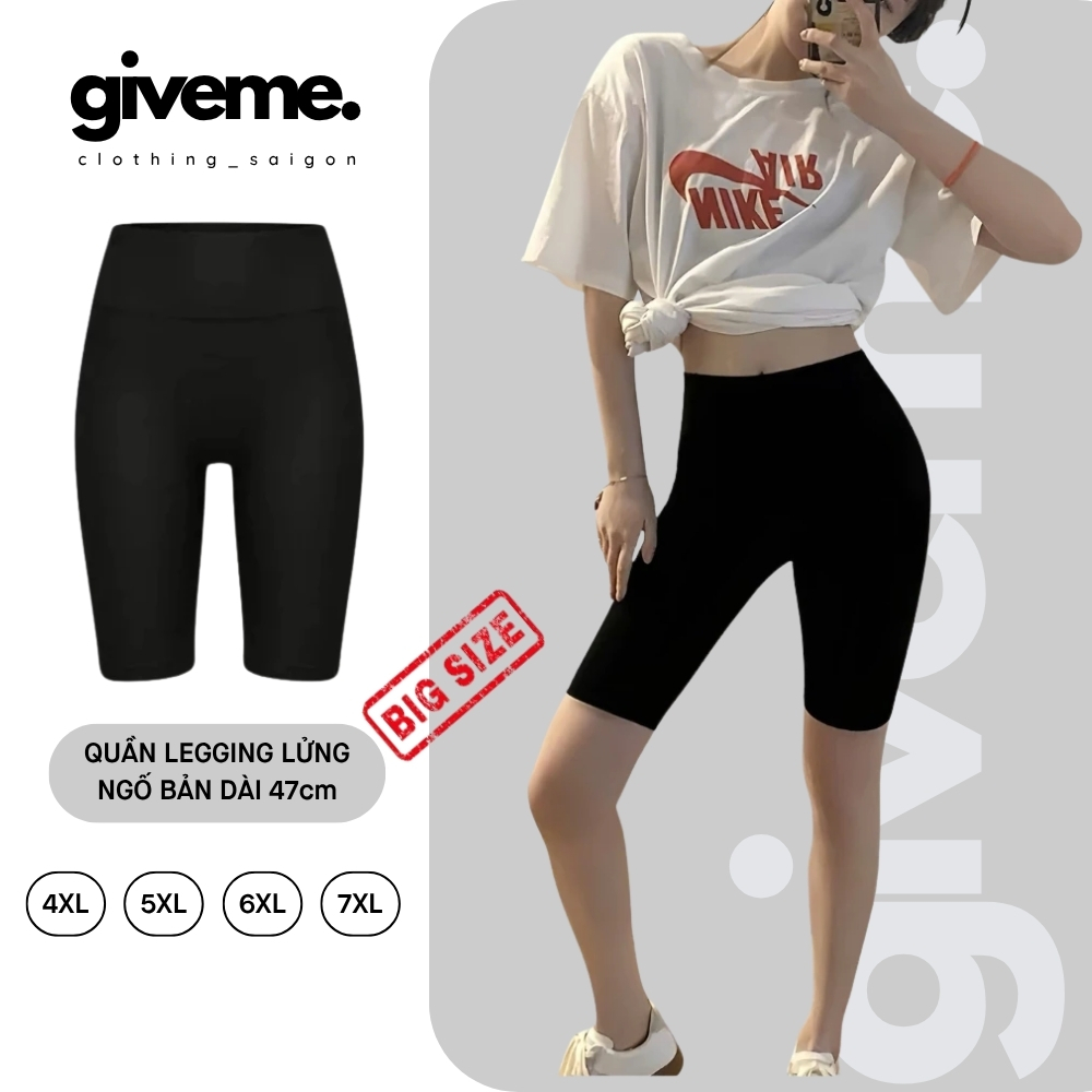 [4XL-7XL] Quần ngắn nữ không túi Bigsize - MS351