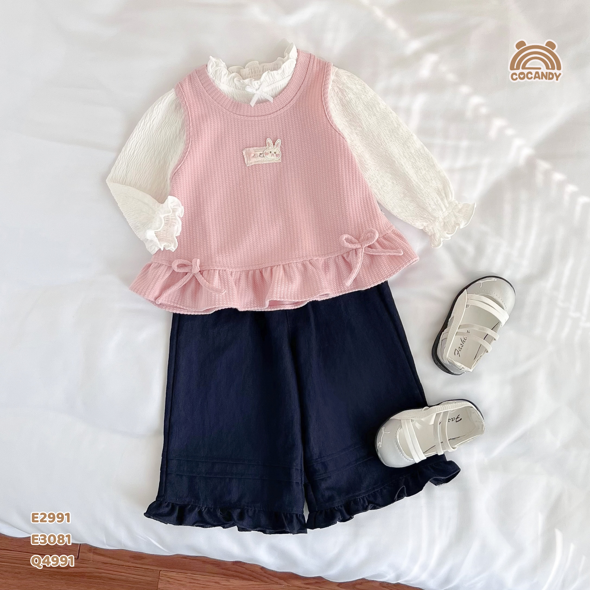 Áo gile HỒNG tag nơ ngực_thumbnail_4