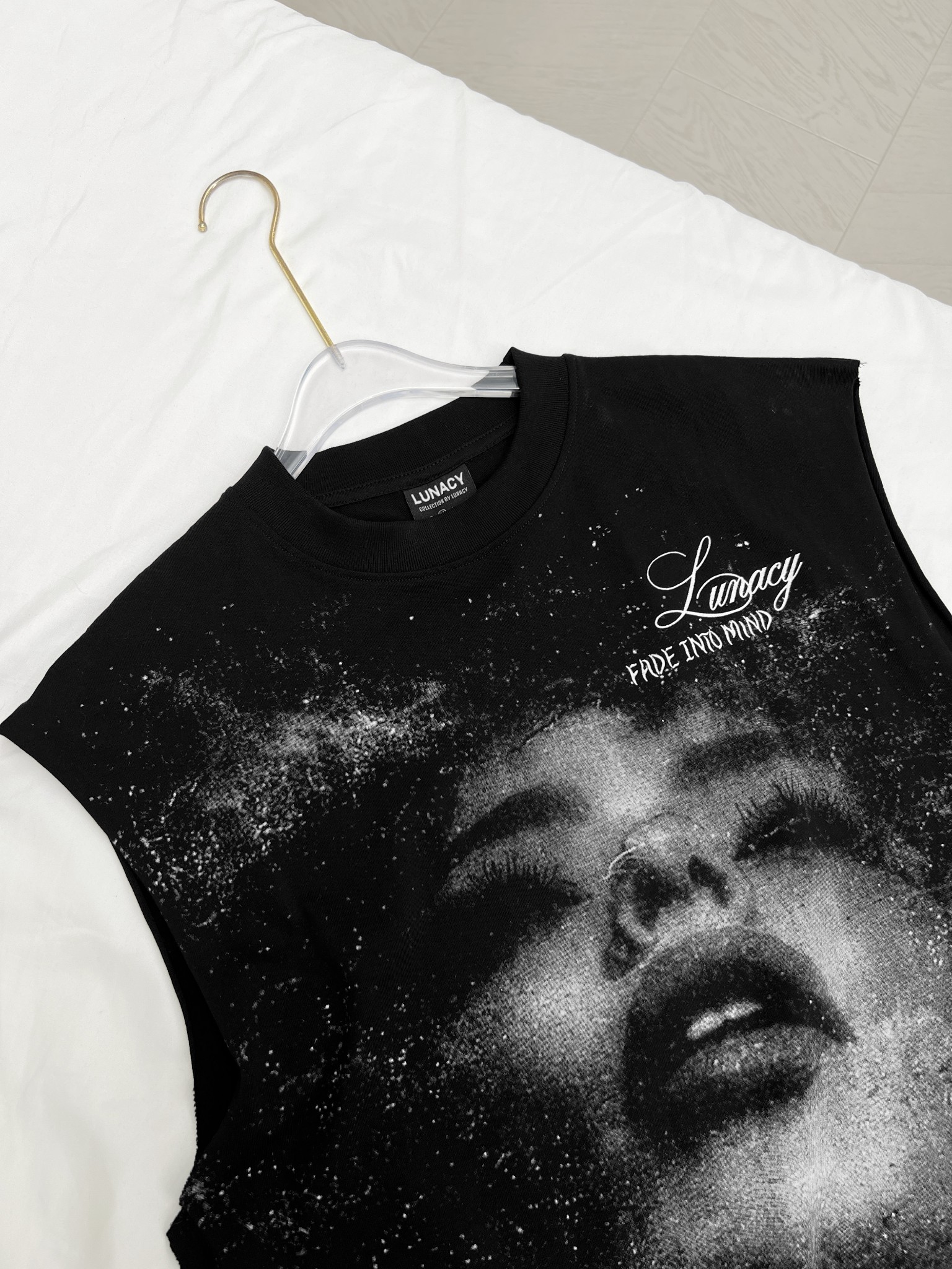 "LUNACY" COSMIC TANKTOP, COTTON FABRIC