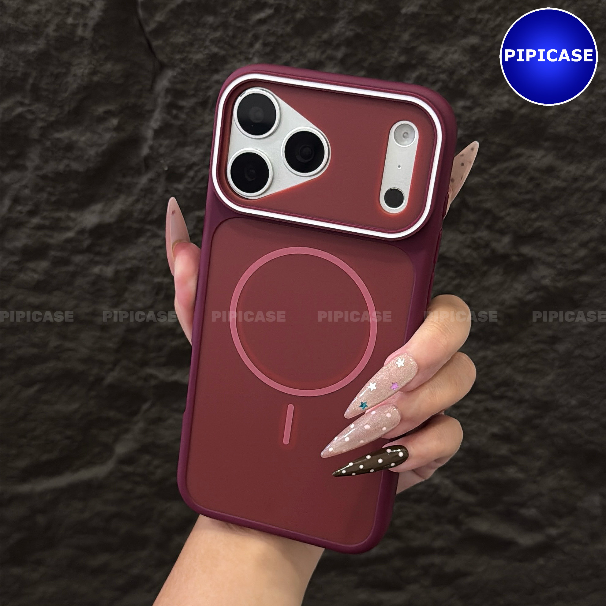Ốp Lưng iPhone 18 Pro Max - PPC - Đỏ