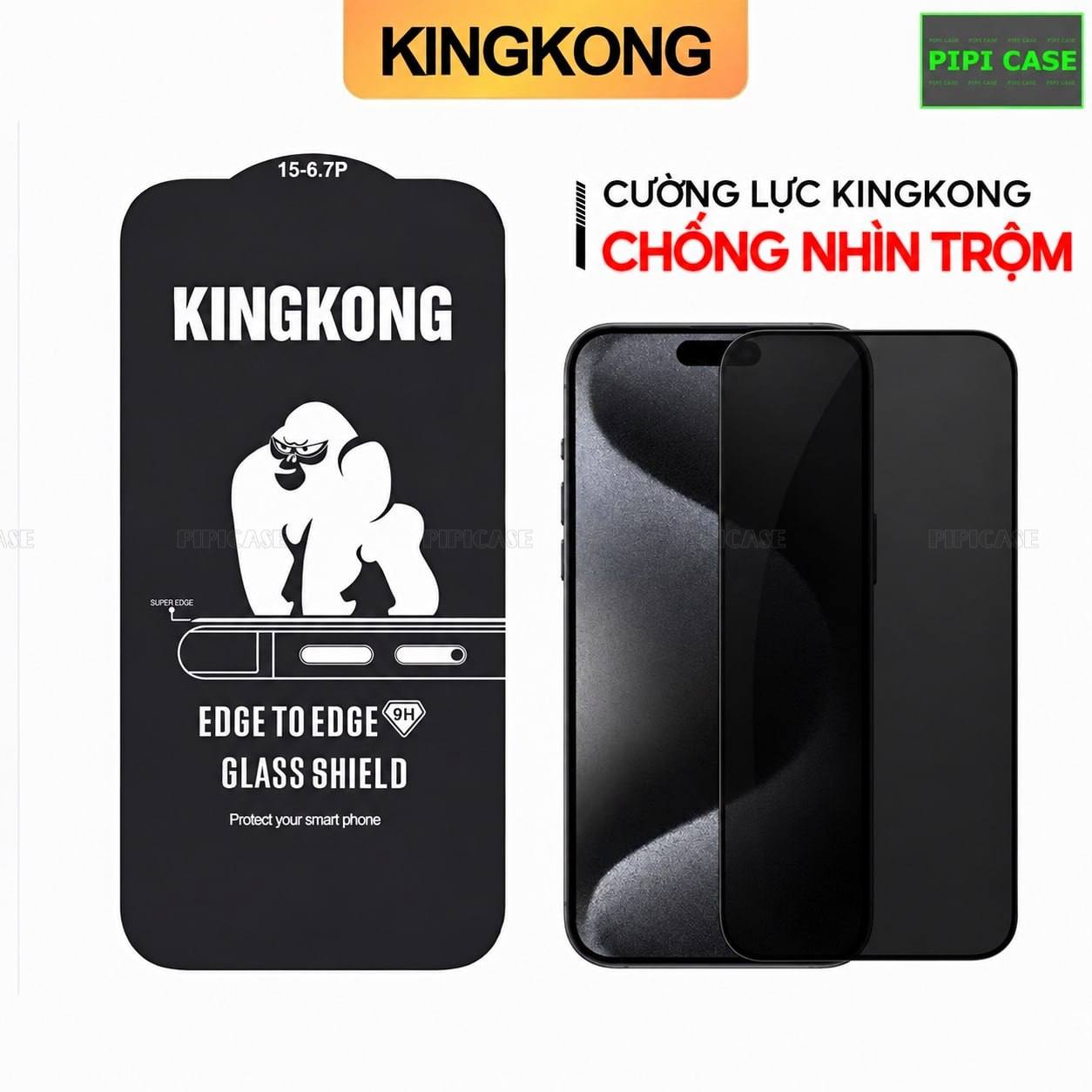 Dán màn hình Kingkong cho iPhone 17 Pro Max - Chống Nhìn Trộm