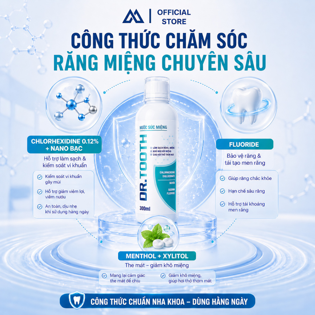 [Combo chăm sóc răng miệng] Dung dịch xịt Dr.Tooth + Nước súc miệng Dr.Tooth_thumbnail_8