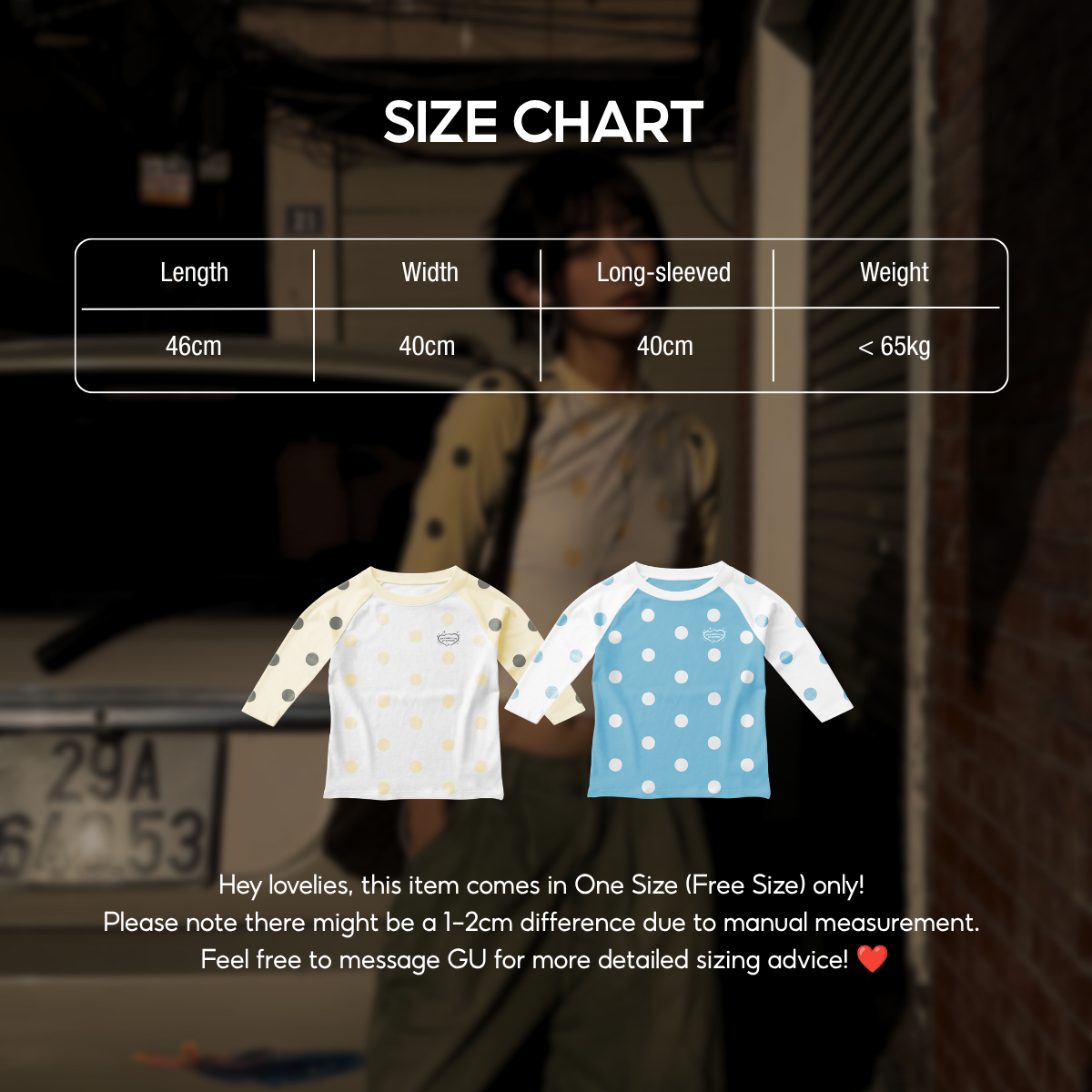 Áo Raglan Tay Lửng GUPO Milky Dot Form Ôm Vừa Thun Cotton Borip Co Giãn Chấm Bi Phối Màu - ATL01_thumbnail_12
