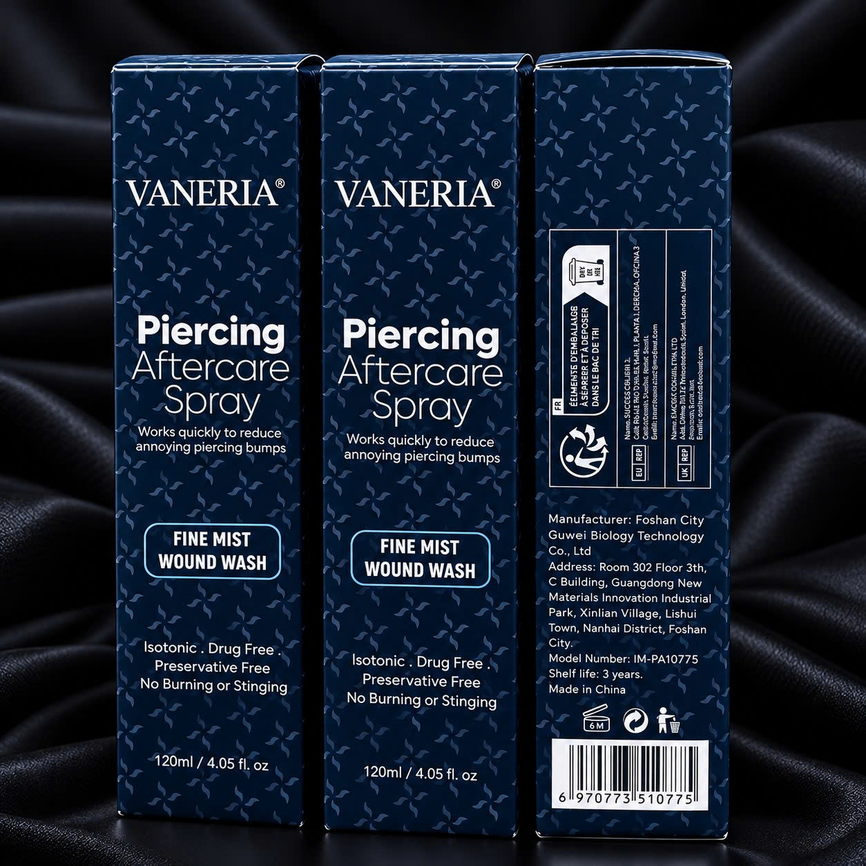Dung dịch vệ sinh sau xỏ chai xanh lớn tặng kèm tăm bông_thumbnail_3