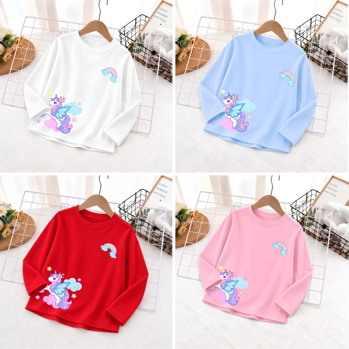 Áo thun dài tay bé gái hình Ngựa Pony dễ thương - Loza Kids  KT3732_thumbnail_6