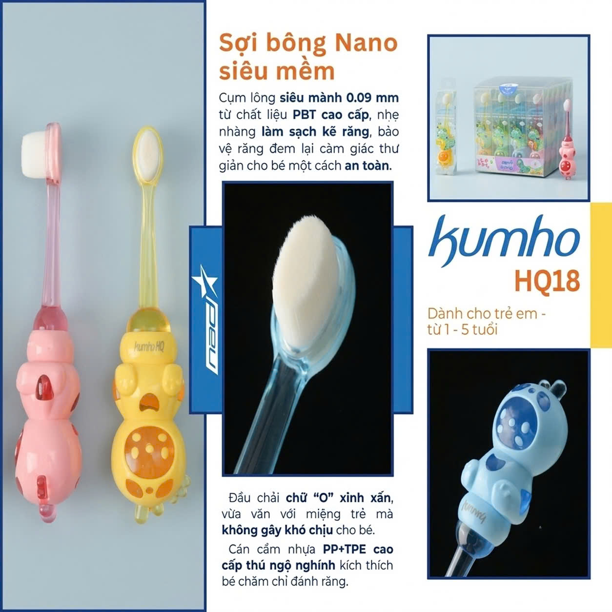 Combo 3 Bàn Chải Đánh Răng Kumho_thumbnail_3
