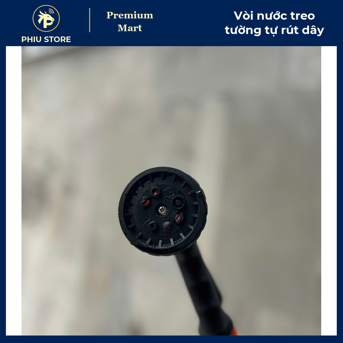Bộ Vòi Nước Treo Tường Tự Động Rút Dây Ống To 16 mm, Bản 10 m Và 20 m - Tưới Cây, Rửa Xe, Xịt Sân - PHIU STORE_thumbnail_7