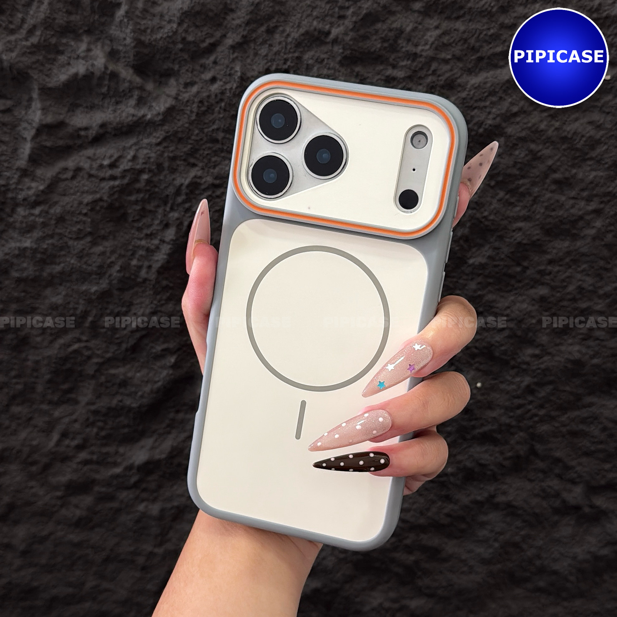 Ốp Lưng iPhone 18 Pro Max - PPC - Xám
