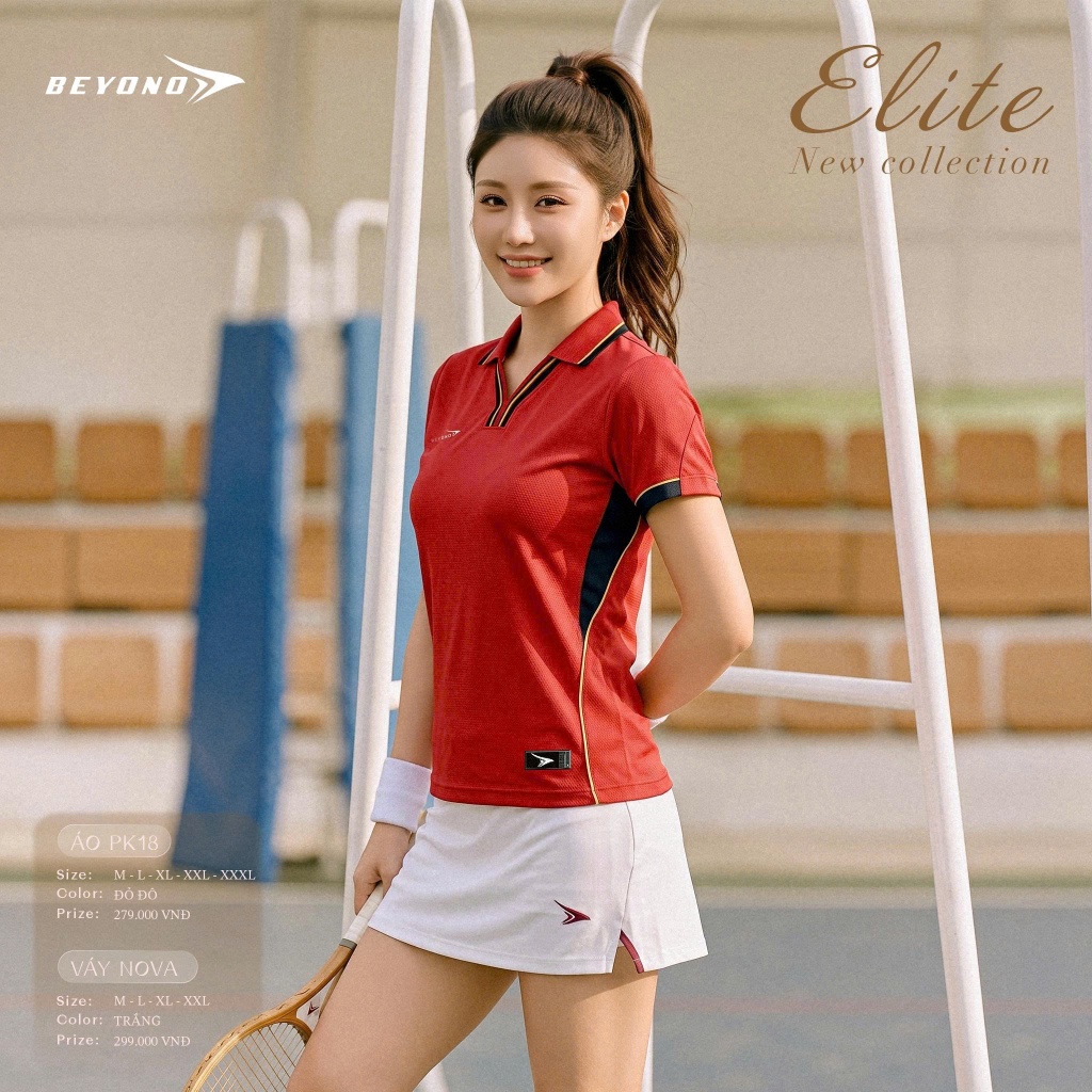 Áo Thể Thao Cổ Polo Beyono Elite PK18 Vải B-Airweave Thoáng Khí Thể Thao Đương Đại_thumbnail_4