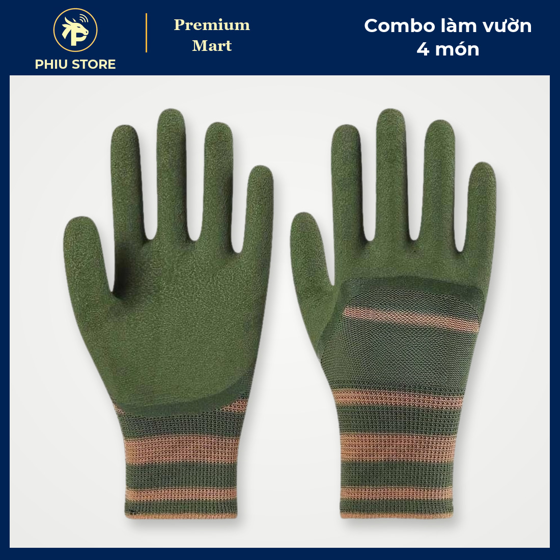 Combo Làm Vườn Ban Công 4 Món: Xẻng Không Gỉ, Bộ 3 Dụng Cụ Mini, Găng Tay Làm Vườn, Đầu Vòi Phun Sương - PHIU STORE_thumbnail_4