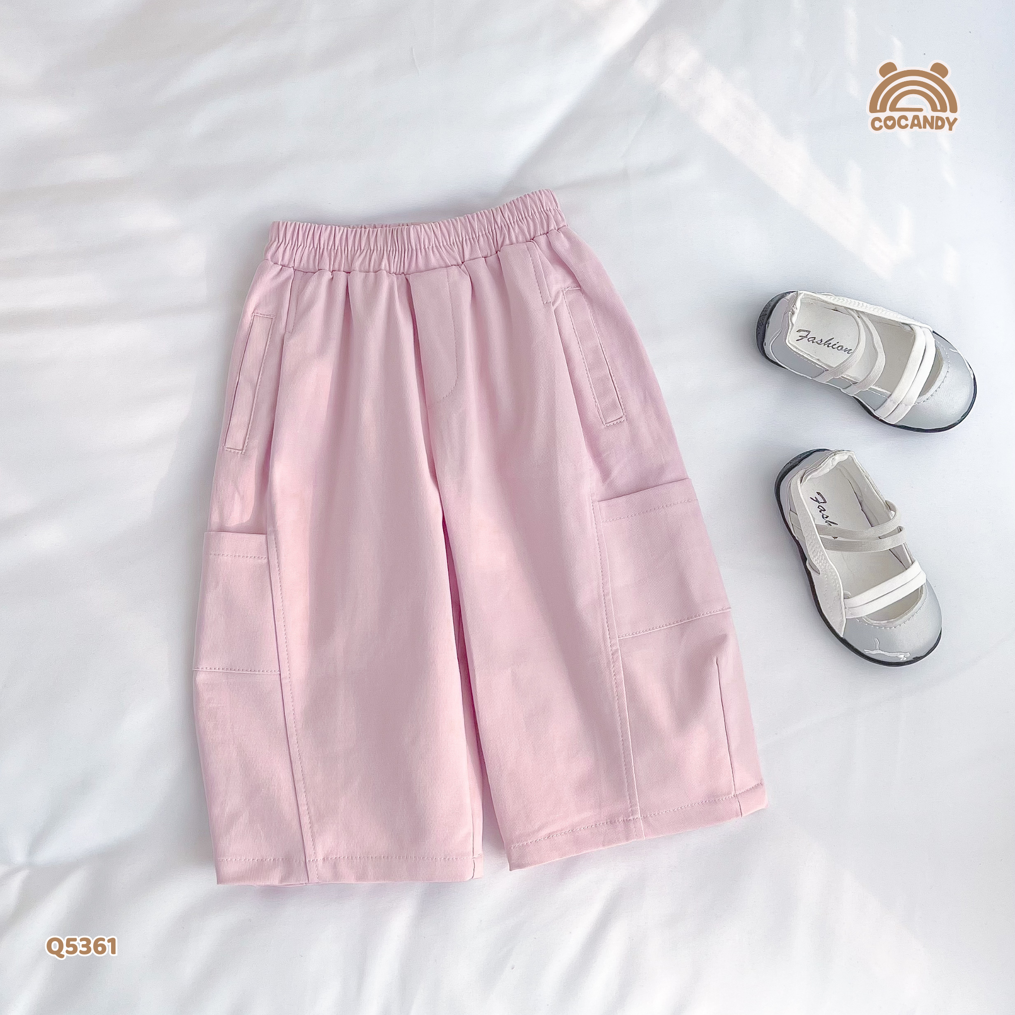 Quần dài kaki HỒNG ống bom li dọc_thumbnail_3