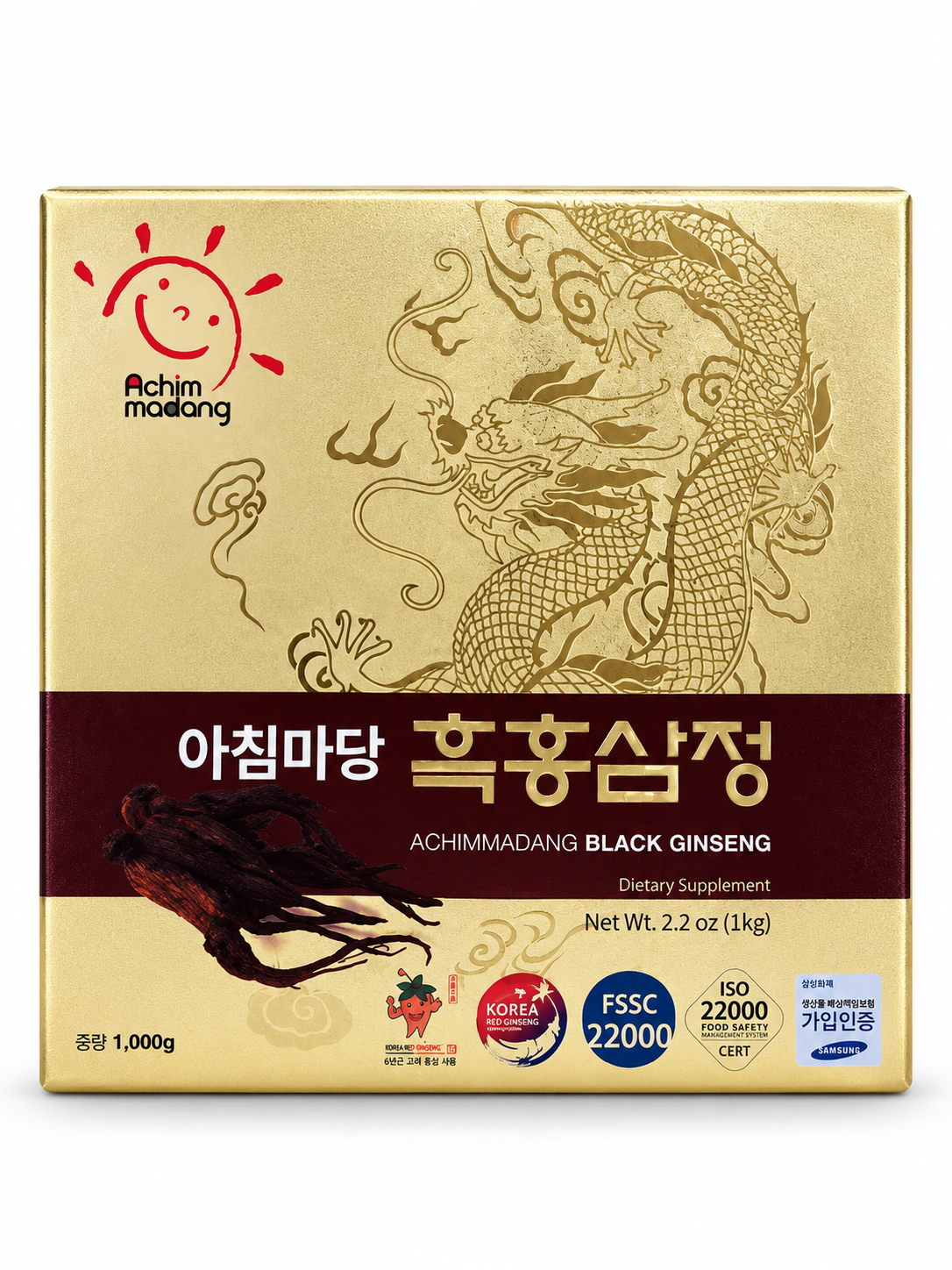 Cao Hắc Hồng Sâm Achimmadang 1kg