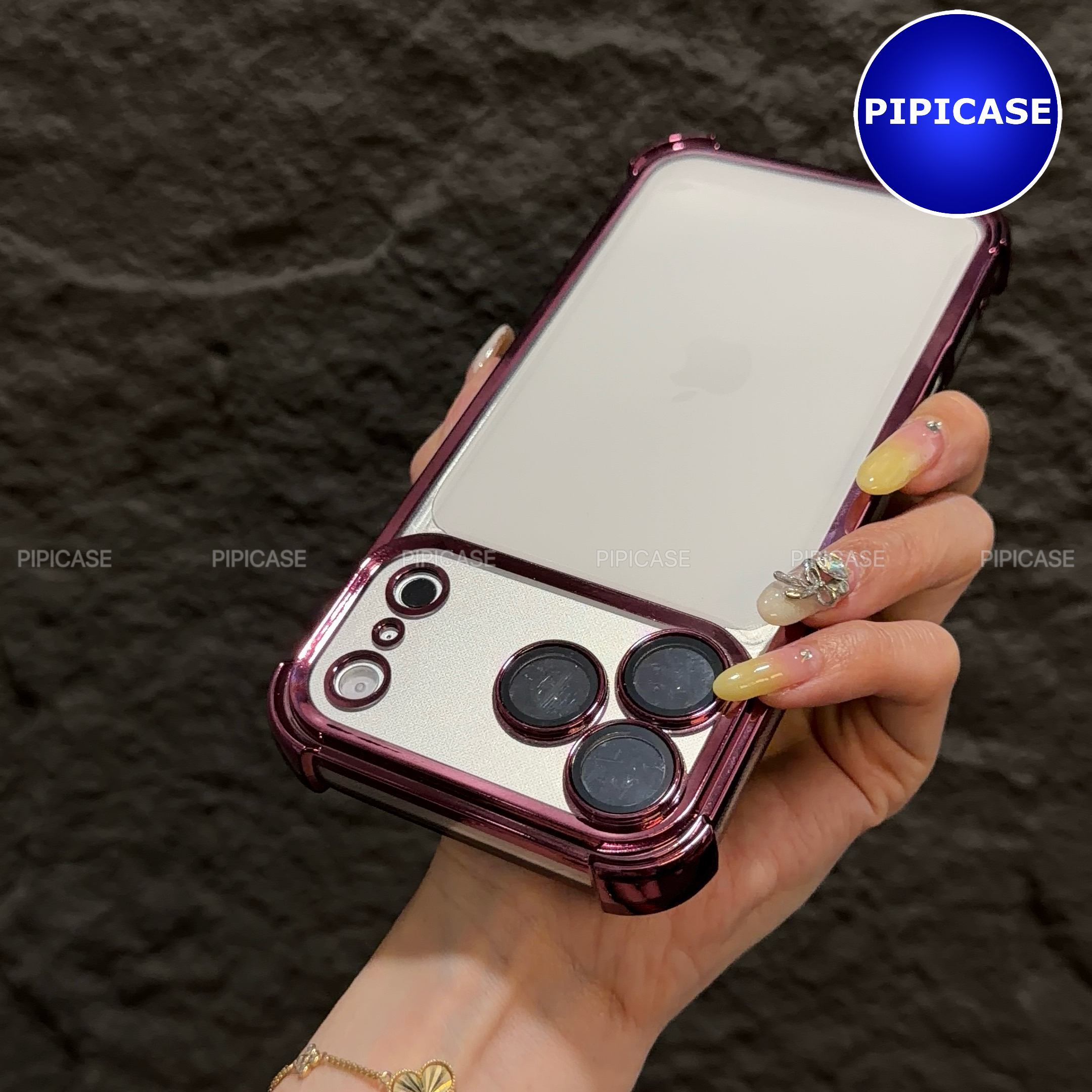 Ốp Lưng iPhone 17 Pro Max - Gu - Đỏ Burgundy_thumbnail_1