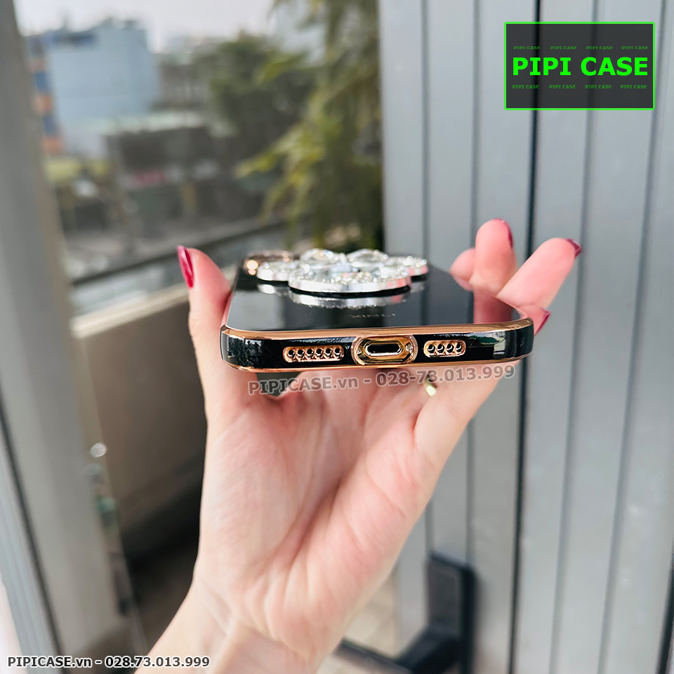 Ốp Lưng iPhone 13 Pro Max - Mic Gương - Đen_thumbnail_1