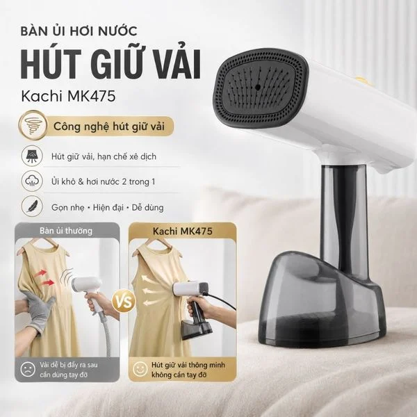 Bàn Ủi Hơi Nước Hút Giữ Vải Kachi MK475 – Giữ Vải Ổn Định, Ủi Phẳng Dễ Hơn_thumbnail_7