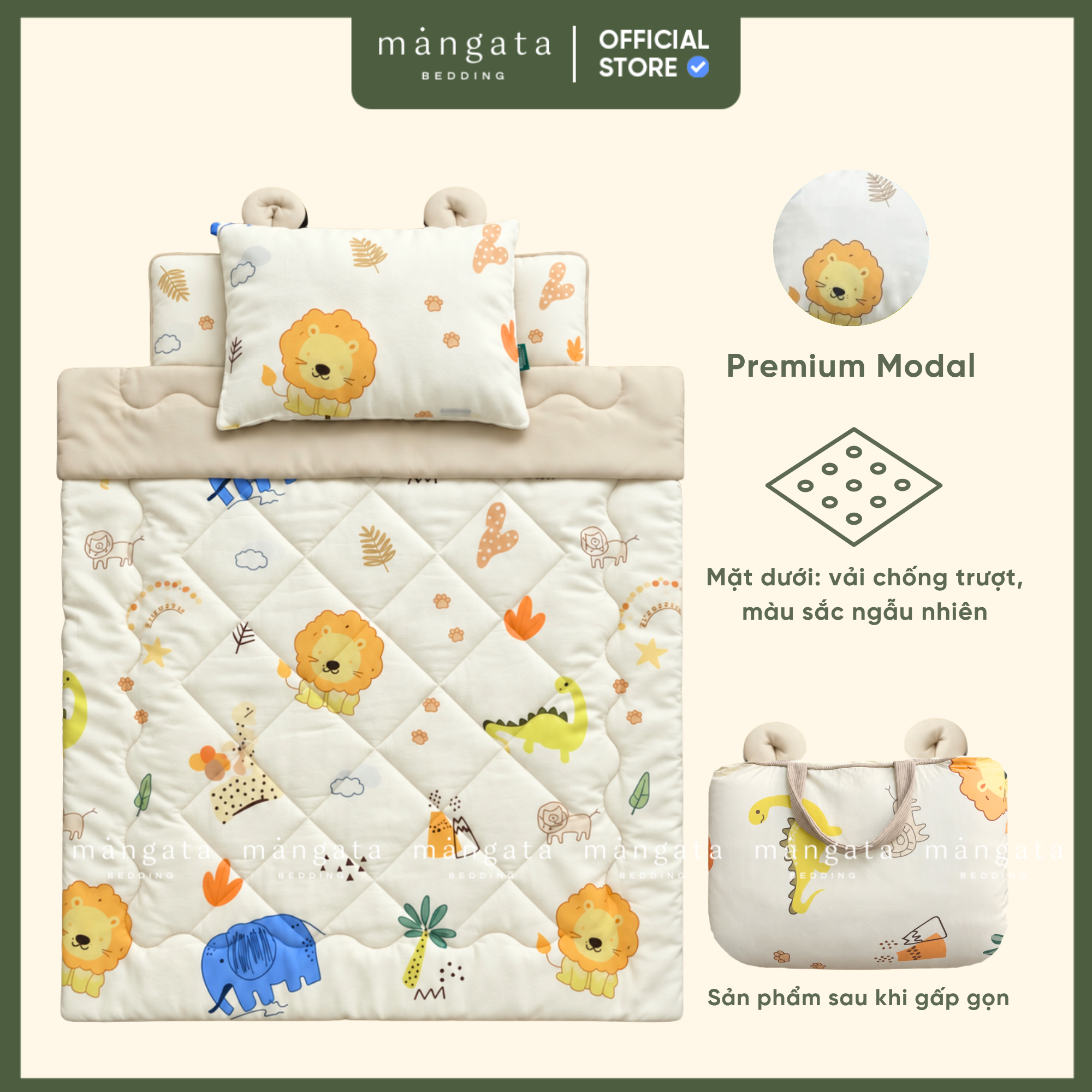 Mẫu Vườn thú - Bộ chăn gối gấp gọn đi học_thumbnail_1